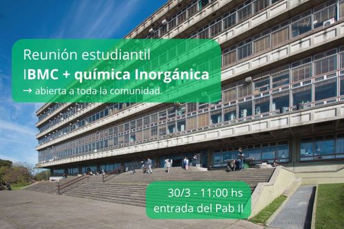 Reunion estudiantil de materias iniciales de Biologia