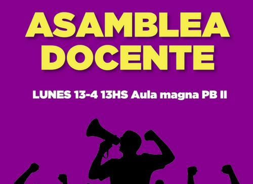 Asamblea Docente [+ Estudiantes Oyentes]