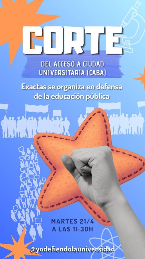 CORTE del acceso a Ciudad Universitaria