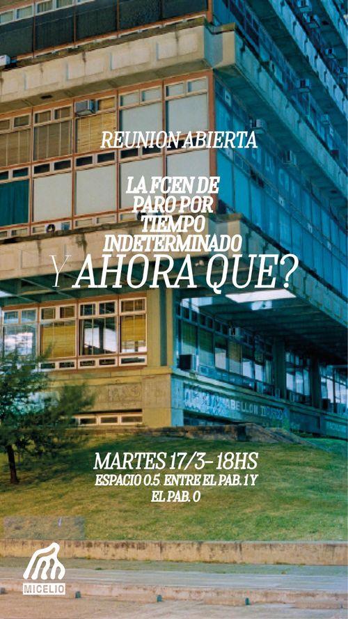 Reunión abierta: ¿Qué hacer en tiempos de paro?