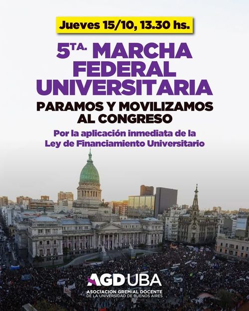 5ta. Marcha Federal Universitaria