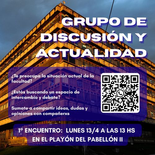 1ER ENCUENTRO DEL GRUPO DE DISCUSIÓN Y ACTUALIDAD 