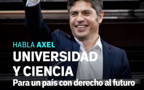 AXEL KICILLOF - Lanzamiento del espacio Universidad y Ciencia del Movimiento Derecho al Futuro